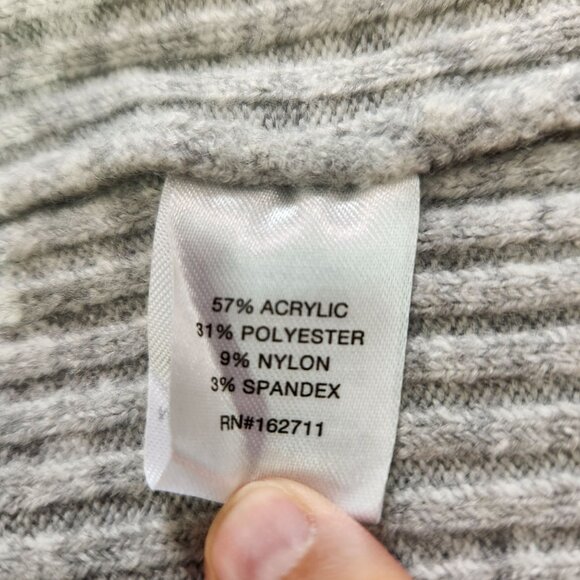 Love Ellie Light Grey Long Sleeve Cardigan With Pockets Women's Size M - Picture 13 of 16